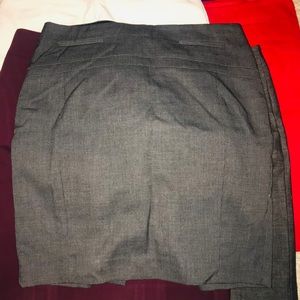 Gray Express Skirt